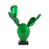 Statues & Sculptures Table Top|Contemporary-Cactus Bloom 41cm Green Resin Indoor Sculpture