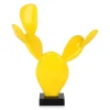Statues & Sculptures Table Top|Contemporary-Cactus Bloom 61cm Yellow Resin Indoor Sculpture