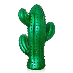 Statues & Sculptures Table Top|Floor Standing-Cactus Essence 54cm Green Resin Indoor Sculpture