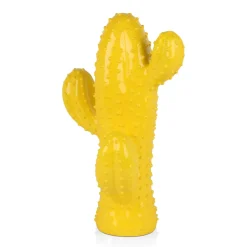 Statues & Sculptures Table Top|Floor Standing-Cactus Essence 54cm Yellow Resin Indoor Sculpture