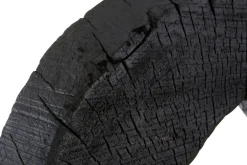 Statues & Sculptures Table Top|Abstract-Carbon Halo 53cm Black Wood Indoor Sculpture