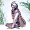 Statues & Sculptures Figurative|Table Top-Caterina II Figurine Bronze Indoor Sculpture