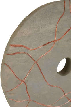 Statues & Sculptures Table Top|Abstract-Celestial Circle 50cm Wood Indoor Sculpture