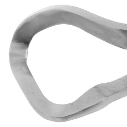 Statues & Sculptures Table Top|Abstract-Celestial Loop 24cm Silver Metal Indoor Sculpture