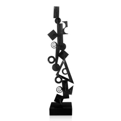 Statues & Sculptures Table Top|Abstract-Chaos Ascension 66cm Abstract Metal Indoor Sculpture