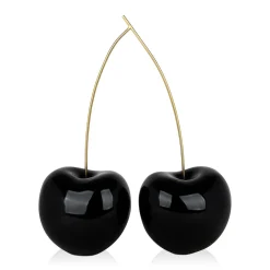 Statues & Sculptures Table Top|Contemporary-Cherry Fusion 55cm Black Resin Indoor Sculpture