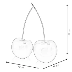 Statues & Sculptures Table Top|Contemporary-Cherry Fusion 55cm Black Resin Indoor Sculpture