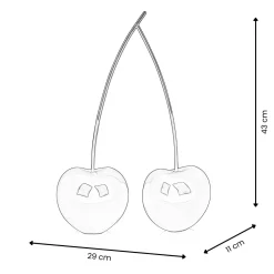 Statues & Sculptures Table Top|Floor Standing-Cherry Fusion 43cm Orange Resin Indoor Sculpture