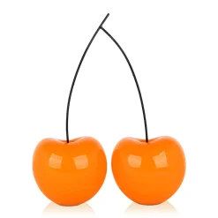 Statues & Sculptures Table Top|Floor Standing-Cherry Fusion 55cm Orange Resin Indoor Sculpture