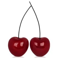 Statues & Sculptures Table Top|Contemporary-Cherry Fusion 68cm Red Resin Indoor Sculpture