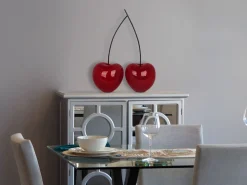 Statues & Sculptures Table Top|Contemporary-Cherry Fusion 68cm Red Resin Indoor Sculpture