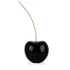 Statues & Sculptures Table Top|Contemporary-Cherry Pop 54cm Black Resin Indoor Sculpture