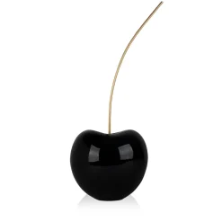 Statues & Sculptures Table Top|Contemporary-Cherry Pop 54cm Black Resin Indoor Sculpture