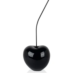 Statues & Sculptures Table Top|Contemporary-Cherry Pop 66cm Black Resin Indoor Sculpture