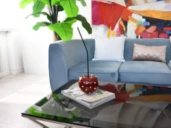 Statues & Sculptures Table Top|Contemporary-Cherry Pop 44cm Red Stud Resin Indoor Sculpture