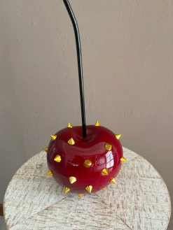 Statues & Sculptures Table Top|Contemporary-Cherry Pop 44cm Red Stud Resin Indoor Sculpture