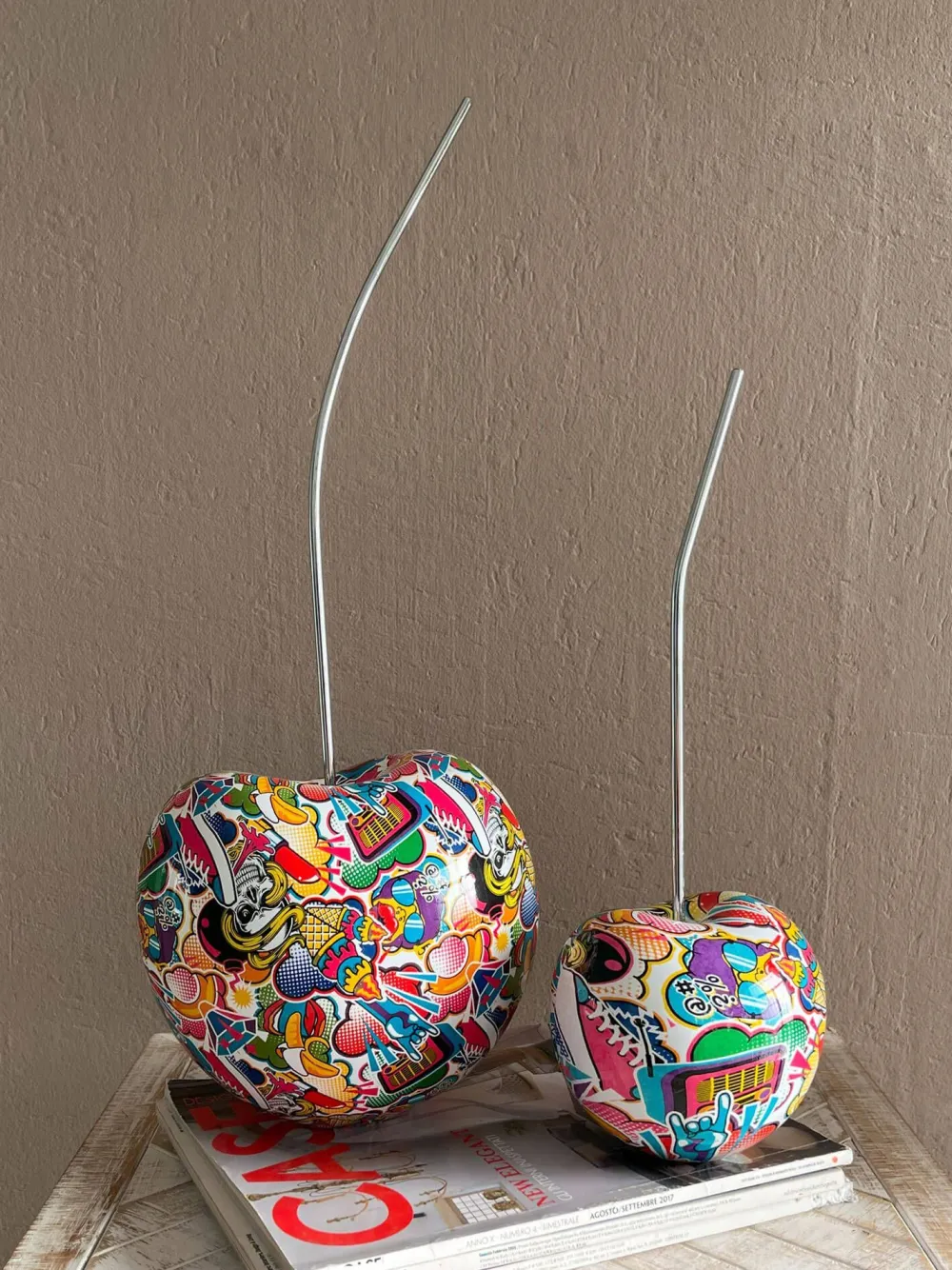 Statues & Sculptures Table Top|Graffiti-Cherry Pop 44cm Street Art Resin Indoor Sculpture