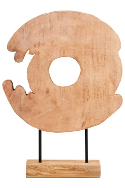 Statues & Sculptures Table Top|Abstract-Circular Dance 48cm Wood Indoor Sculpture