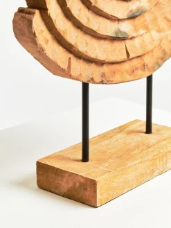 Statues & Sculptures Table Top|Abstract-Circular Dance 48cm Wood Indoor Sculpture