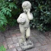 Statues & Sculptures Children-Classic Boy 72cm Stone Garden Statue