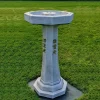 Statues & Sculptures Bird Baths-Classic Japanese Design Stone Garden Bird Bath