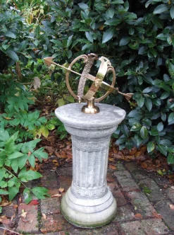 Statues & Sculptures Armillary Sundials-Classical Armillary Stone Garden Sundial