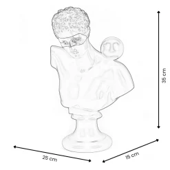 Statues & Sculptures Figurative|Table Top-Comic Titan 35cm Pop Art Resin Indoor Sculpture