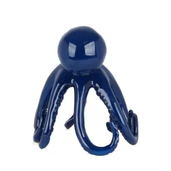 Statues & Sculptures Table Top|Animals-Cosmic Octopus 31cm Blue Resin Indoor Sculpture