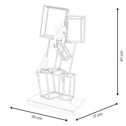 Statues & Sculptures Table Top|Contemporary-Creative Thinker 47cm Metal Indoor Sculpture
