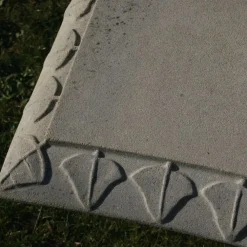 Statues & Sculptures Stone Benches-Curved Ivy Stone Garden Bench