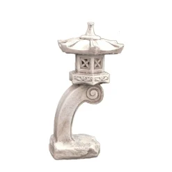 Statues & Sculptures Pagodas-Curved Japanese Pagoda Antique Stone Garden Ornament