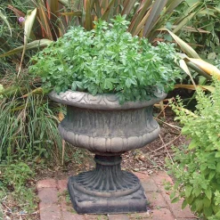 Statues & Sculptures Large|Round-Derbyshire Vase Stone Garden Planter