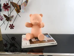 Statues & Sculptures Table Top|Animals-Dream Bear 22cm Pink Resin Indoor Sculpture