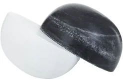 Statues & Sculptures Table Top|Abstract-Dual Eclipse 15cm Marble Indoor Sculptures