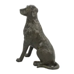 Statues & Sculptures Dogs-Duke the Dog Bronze Metal Garden Ornament