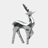 Statues & Sculptures Wildlife|Stags & Deers-Dynamic Deer 158cm Metal Garden Sculpture