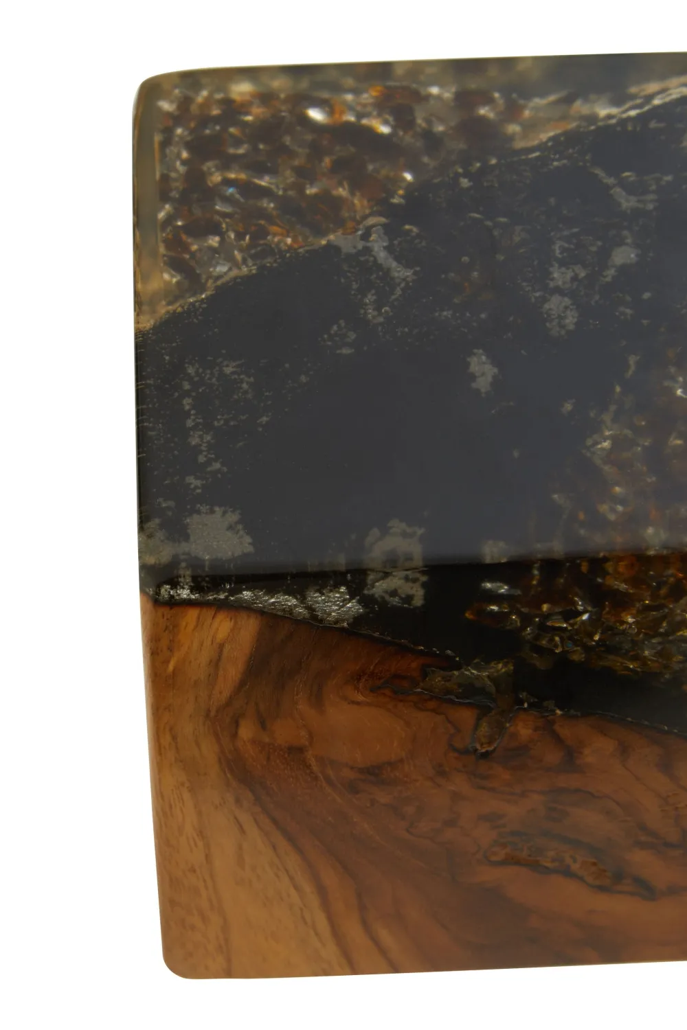 Statues & Sculptures Contemporary-Earths Core 10cm Wood Indoor Sculpture