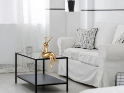 Statues & Sculptures Figurative|Table Top-Elegant Grace 38cm Gold Resin Indoor Sculpture