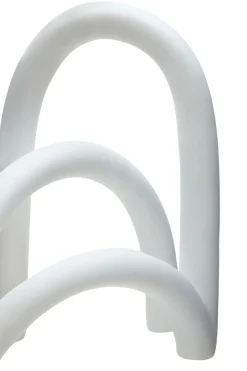 Statues & Sculptures Table Top|Abstract-Eternal Arches 22cm White Resin Indoor Sculpture