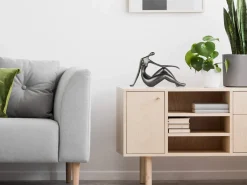 Statues & Sculptures Figurative|Table Top-Eternal Grace 21cm Anthracite Resin Indoor Sculpture