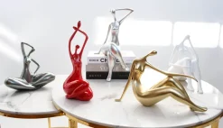 Statues & Sculptures Figurative|Table Top-Eternal Grace 21cm Gold Resin Indoor Sculpture