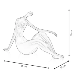 Statues & Sculptures Figurative|Table Top-Eternal Grace 21cm White Resin Indoor Sculpture