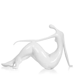 Statues & Sculptures Figurative|Table Top-Eternal Grace 40cm White Resin Indoor Sculpture