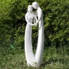 Statues & Sculptures Modern-Eternal Love 80cm Marble Resin Garden Statue