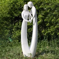 Statues & Sculptures Modern-Eternal Love 80cm Marble Resin Garden Statue