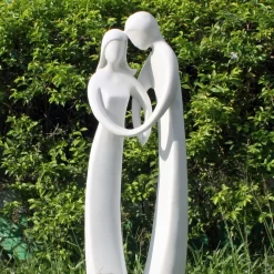Statues & Sculptures Modern-Eternal Love 80cm Marble Resin Garden Statue