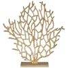 Statues & Sculptures Table Top|Contemporary-Euphoric Coral 40cm Gold Metal Indoor Sculpture