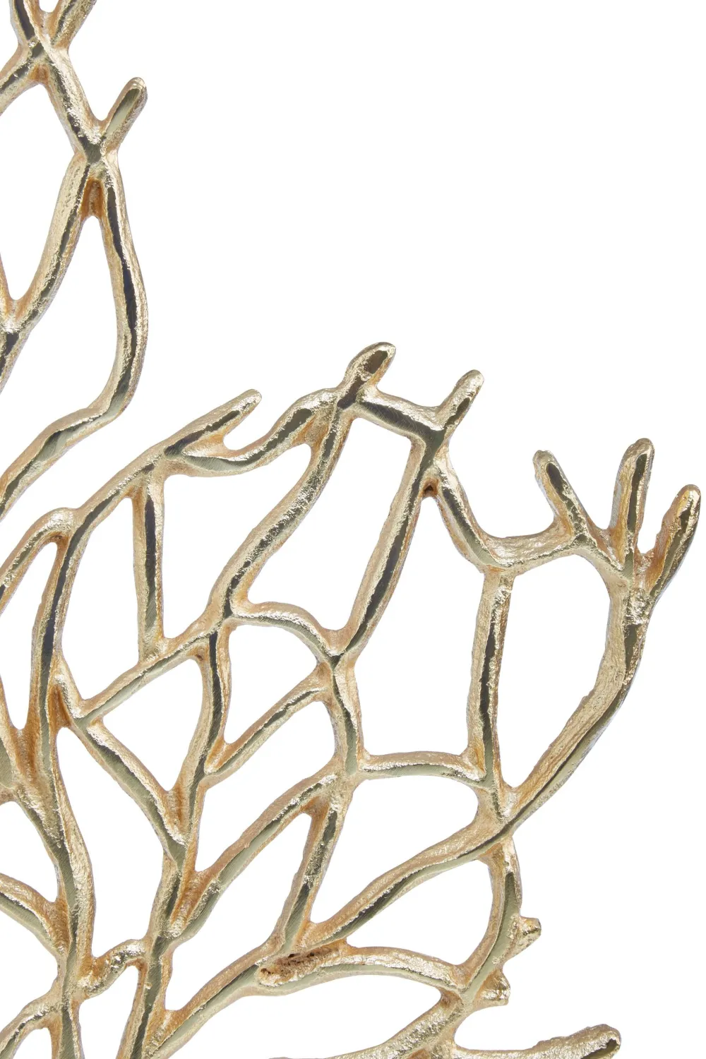 Statues & Sculptures Table Top|Contemporary-Euphoric Coral 54cm Gold Metal Indoor Sculpture