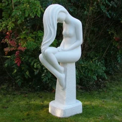 Statues & Sculptures Modern-Europa 110cm Marble Resin Garden Statue