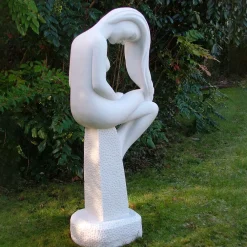 Statues & Sculptures Modern-Europa 80cm Marble Resin Garden Statue